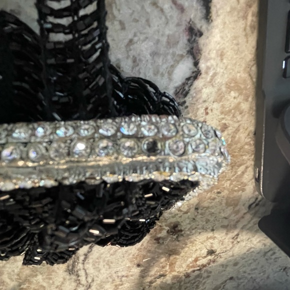 CLARA KASAVINA BEAD WOVEN EVENING HANDBAG - Picture 14 of 15